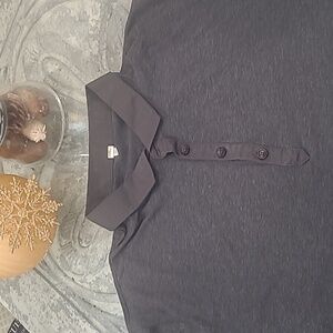 LULULEMON ATHLETICA MEN'S GRAY POLO SHIRT XL